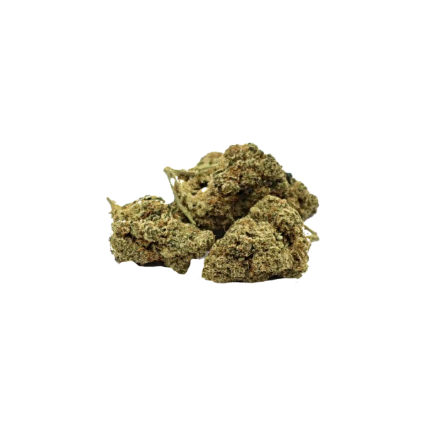 Amnesia Boost-K, fleur de CBD enrichie en cannabinoïdes K-Laxie, vue générale détourée