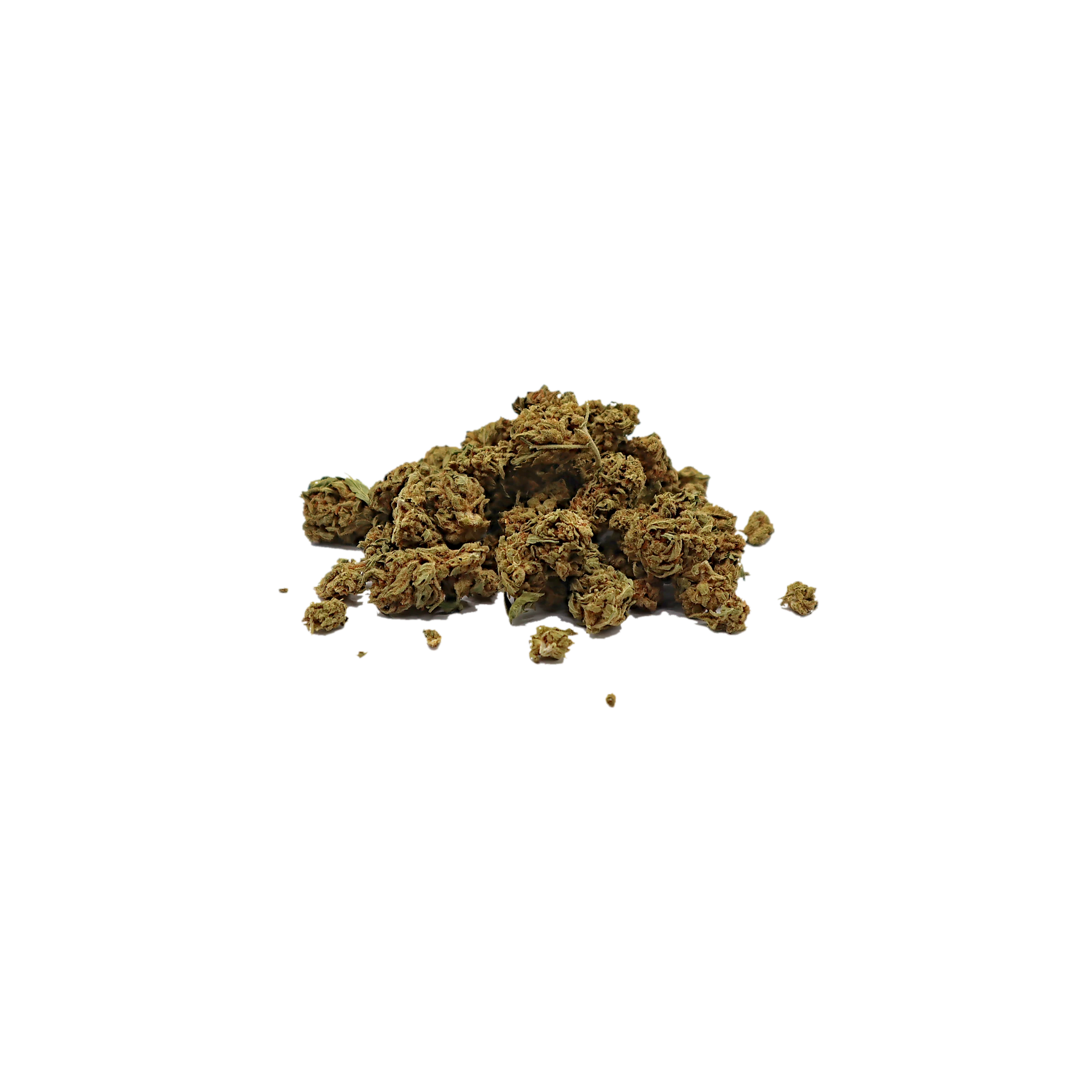 Blue Dream, minibuds de fleur de CBD K-Laxie, détourée sur fond transparent