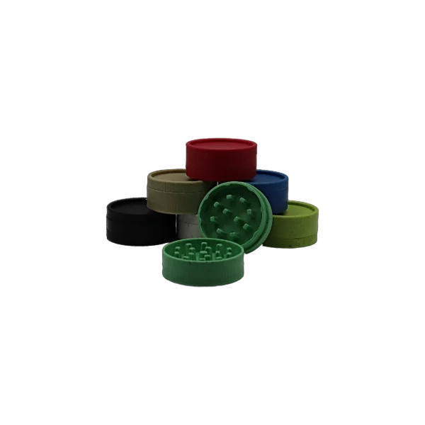 Grinder biodégradable K-Laxie, sept coloris, vue générale détourée