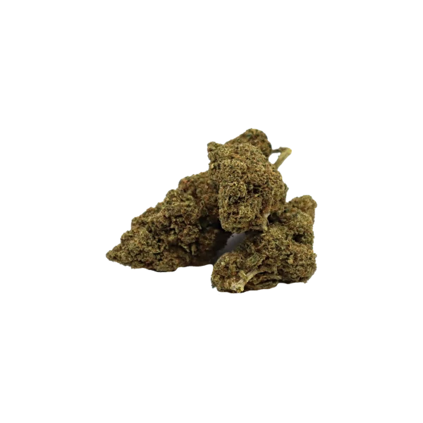Orange Bud Boost-K, fleur de CBD enrichie en cannabinoïdes K-Laxie, vue générale détourée