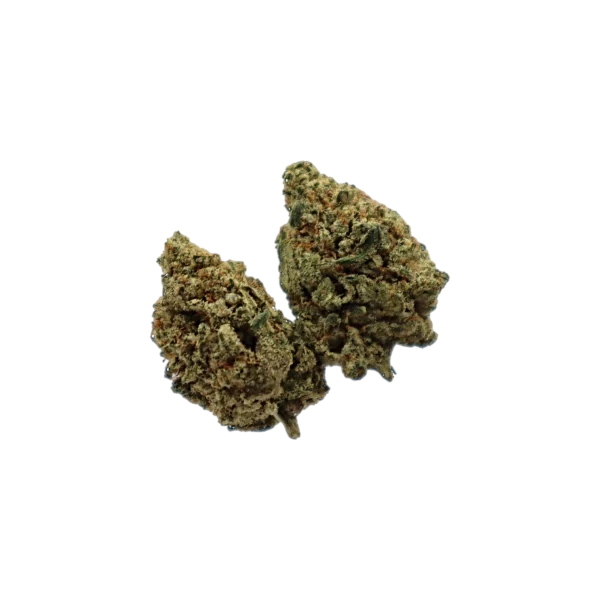 Payton Strawberry, fleur de CBD premium K-Laxie, détourée sur fond transparent